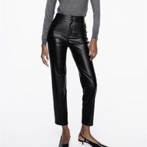 Zara leather pants